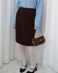 (il punt tricot)knit skirt