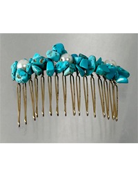 gemstone hair clip