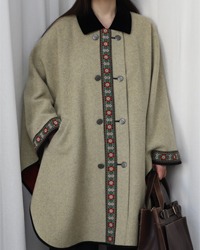 (Wyss-Sport)woolen cape coat