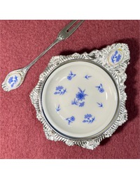antique mini plate fork set