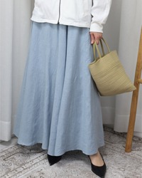 (B7)Linen skirt