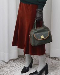 (HIROKO BIS)velvet skirt