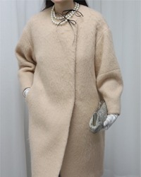 (spick&amp;span)mohair wool coat