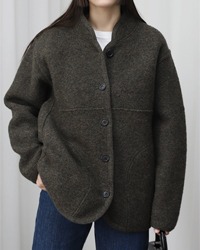 (mufflon)knit jacket