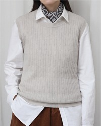 (margaret howell)knit vest
