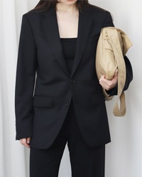(calvin klein)black suit jacket