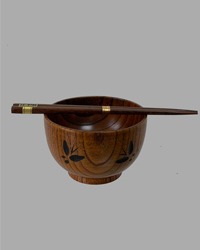 wood bowl set