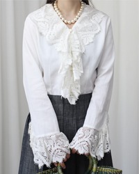(enara camicee)frill lace blouse