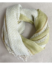 (eur3) linen scarf