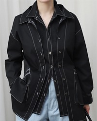 (KYOKO HIGA)black shirt jacket